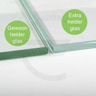 suspensie werkelijk Bevriezen 12mm dik gehard extra helder glas | De Voordelige Groep