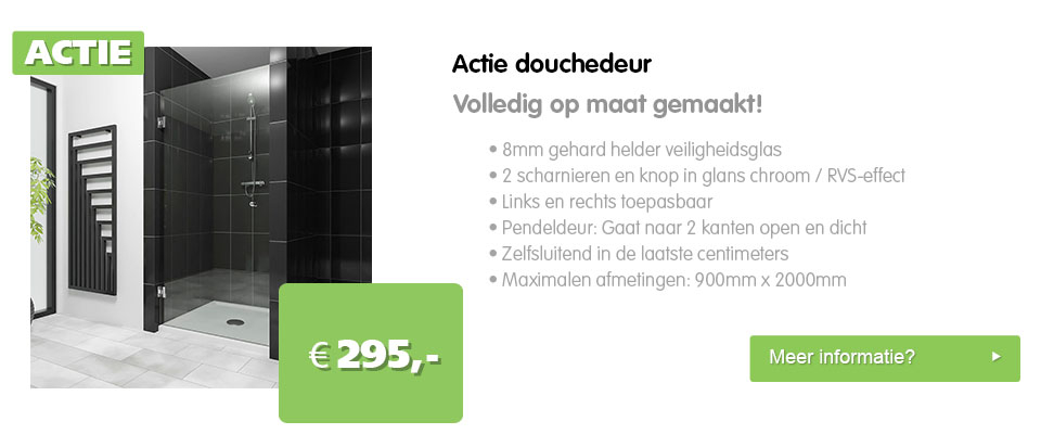 Actie-Douchedeur-op-maat